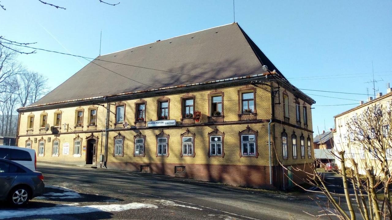 Penzion Sklarska Hospoda Chřibská Exterior foto